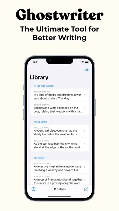 Ghostwriter: AI powered typing স্ক্রিনশট