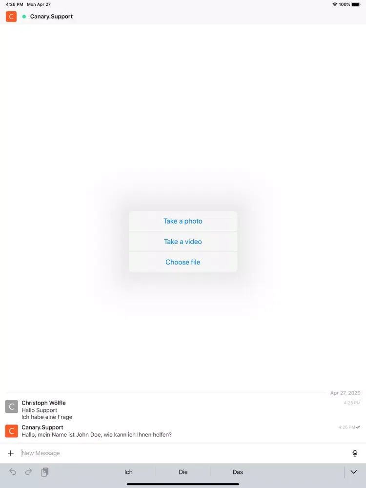 Canary Works iPad 应用截图