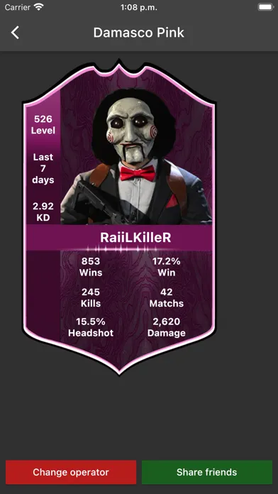 Warzone Stats スクリーンショット
