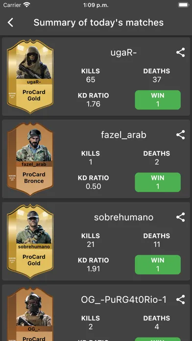 Warzone Stats スクリーンショット