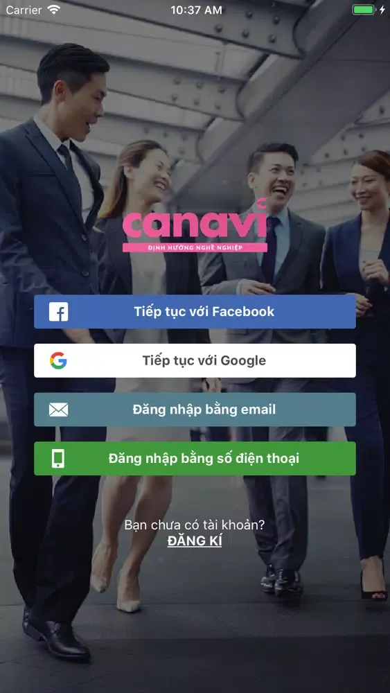 Screenshot di Canavi - Tuyển dụng