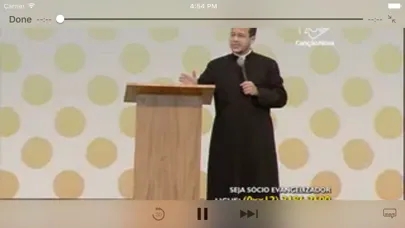 Captures d'écran de TV Canção Nova