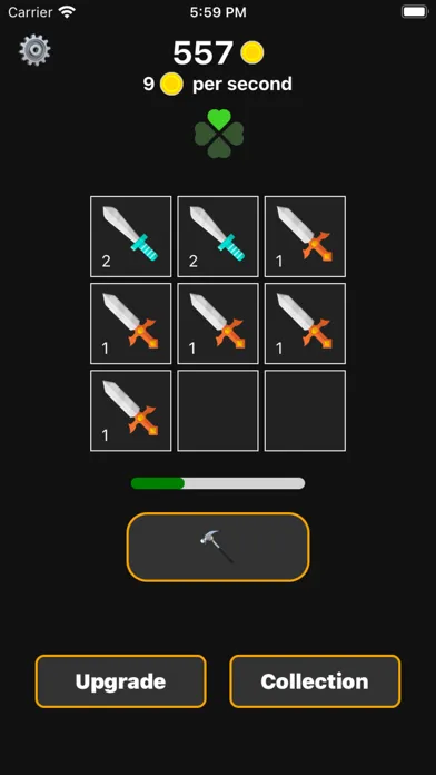 Capturas de tela do Magic Anvil