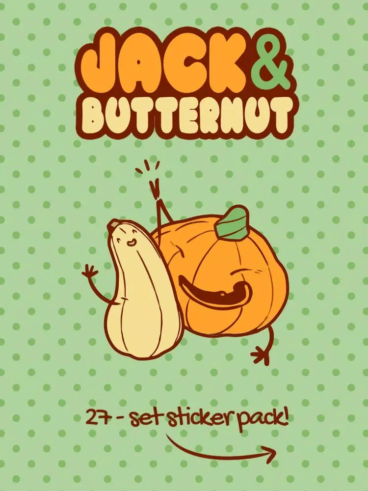 Jack & Butternut Stickers iPad  Screenshots