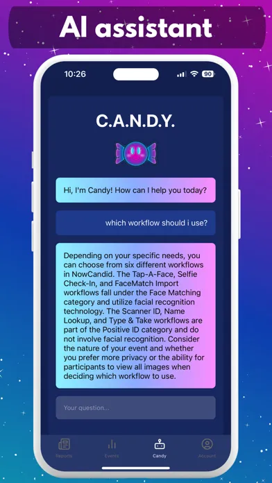 NowCandid Dashboard Ekran Görüntüleri