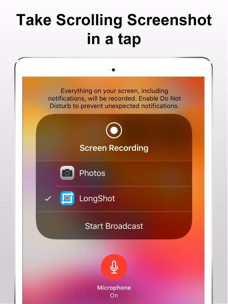 Скриншоты LongShot- Scrolling Screenshot iPad 