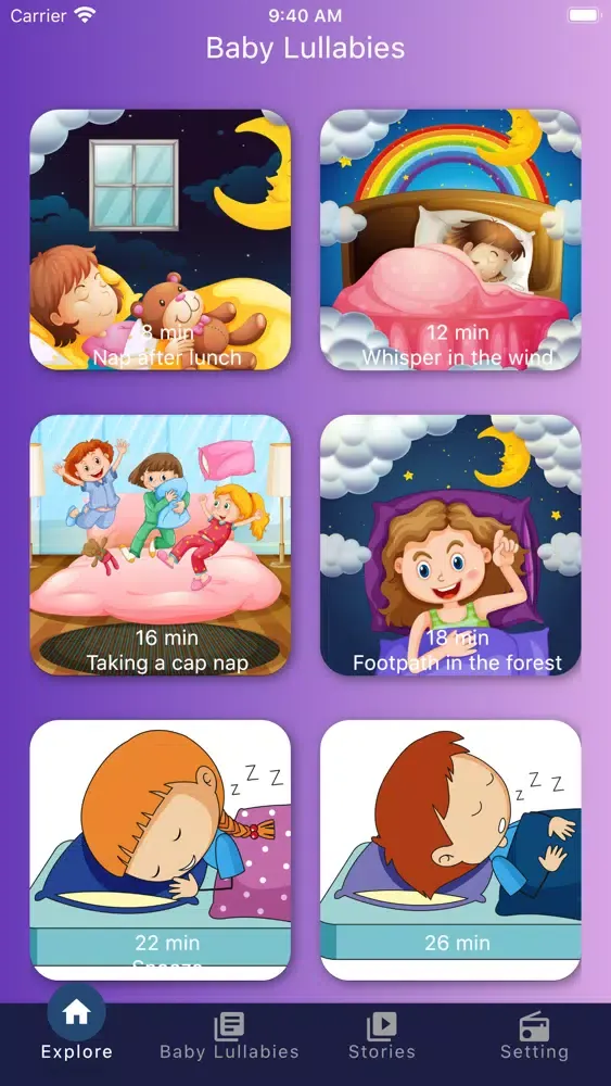 Baby Lullabies Bedtime Musics Screenshots