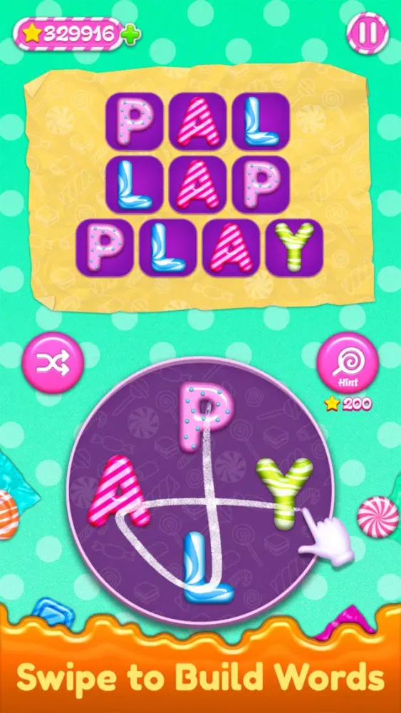 Ảnh chụp màn hình của Word Candies Puzzle