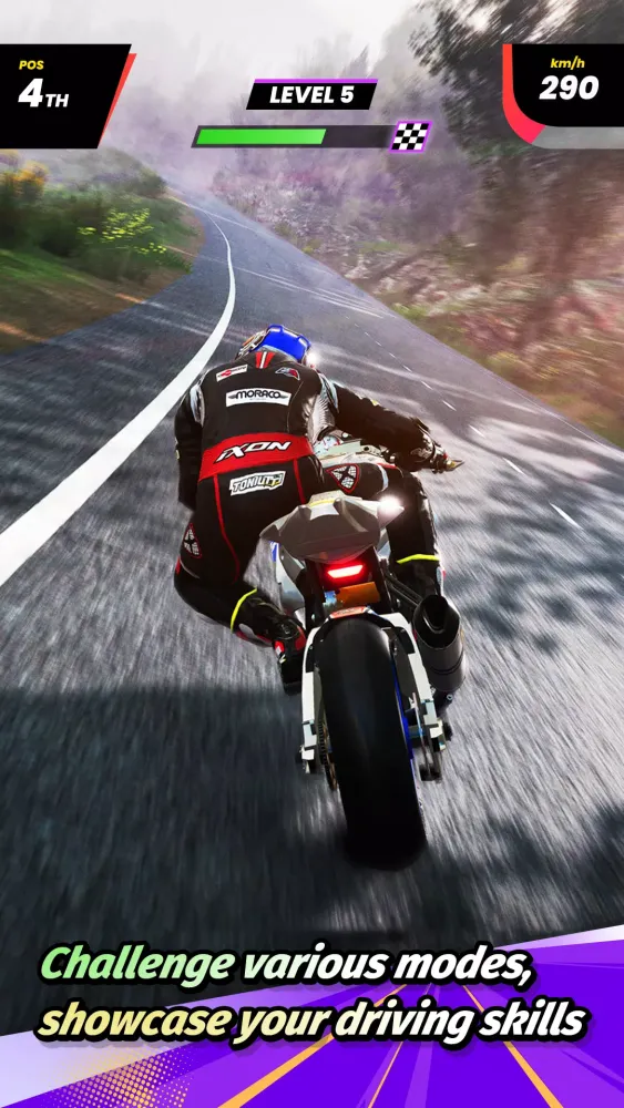 ภาพหน้าจอของ Moto Race Master