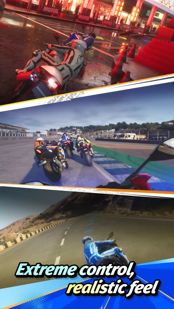 ภาพหน้าจอของ Moto Race Master