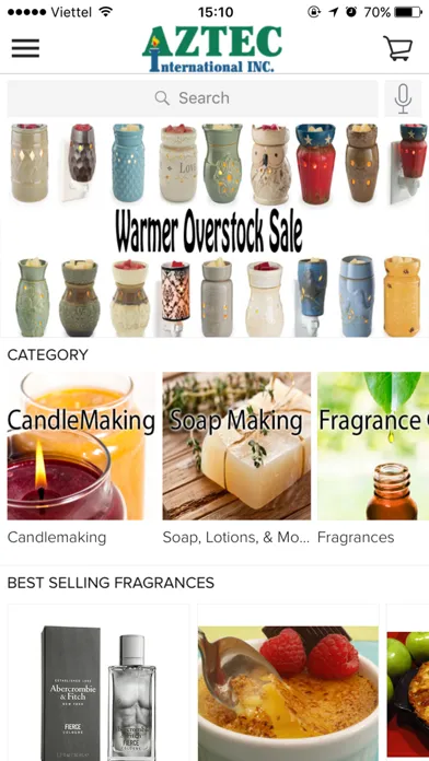 Tangkapan layar CandleMaking.com