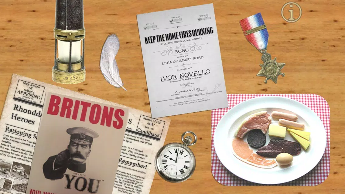 ภาพหน้าจอของ Rhondda Remembers WWI