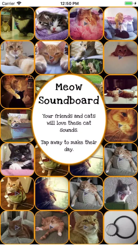 Capturas de tela do Meow Soundboard - Cat Sounds