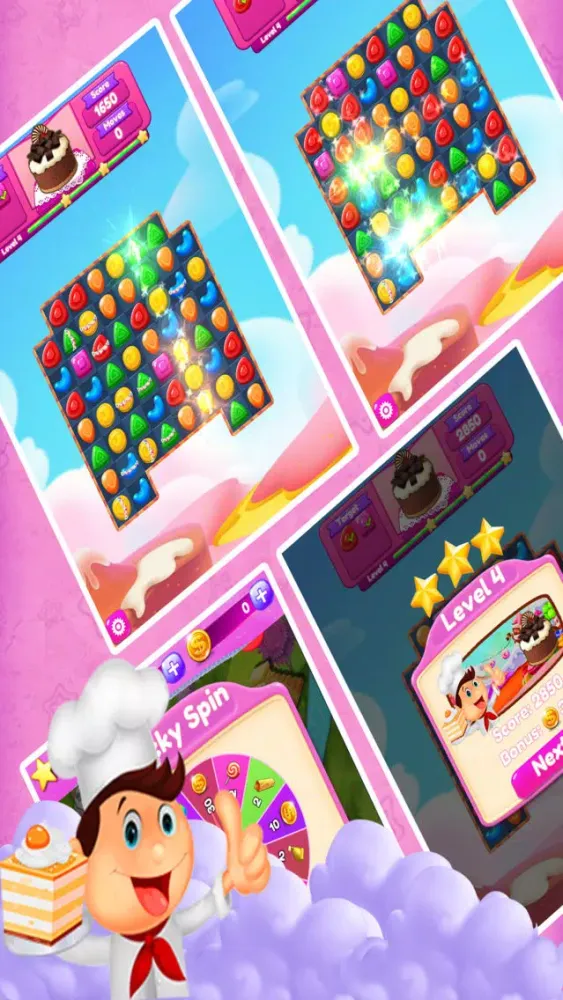تصاویر Candy Bomb Match-3 Puzzle Game