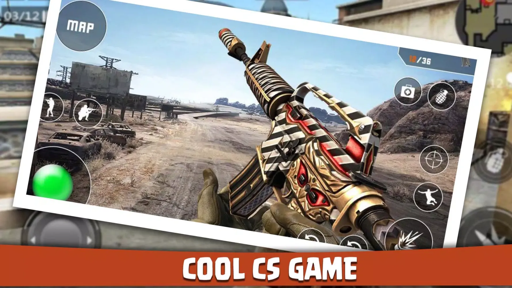 Capturas de tela do Counter Strike Force: FPS Ops