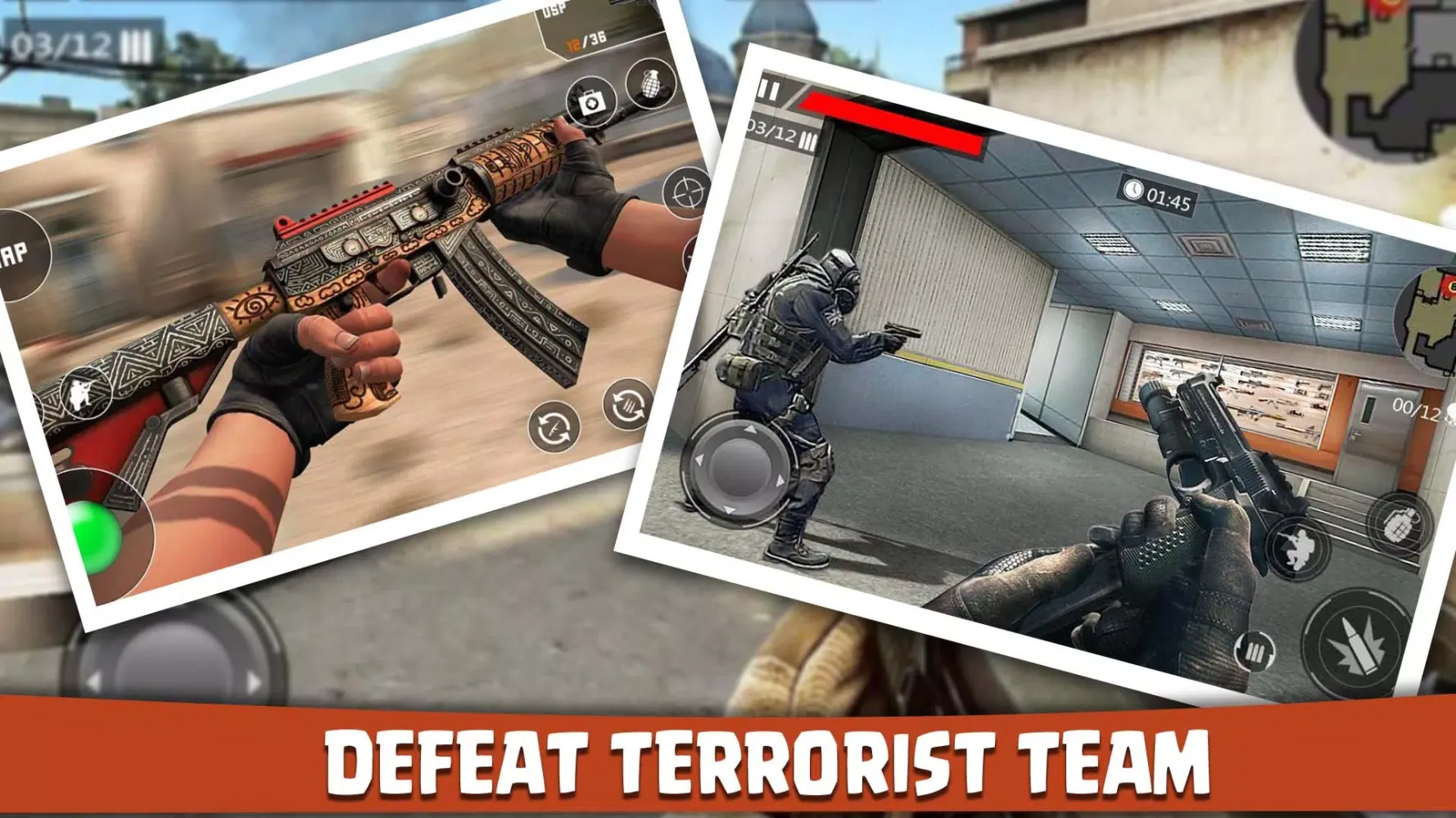 Capturas de tela do Counter Strike Force: FPS Ops