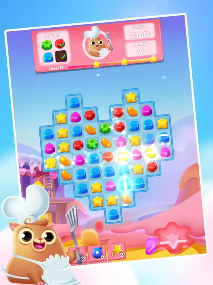 ภาพหน้าจอของ Candy Gummy : Sweet Fever iPad 