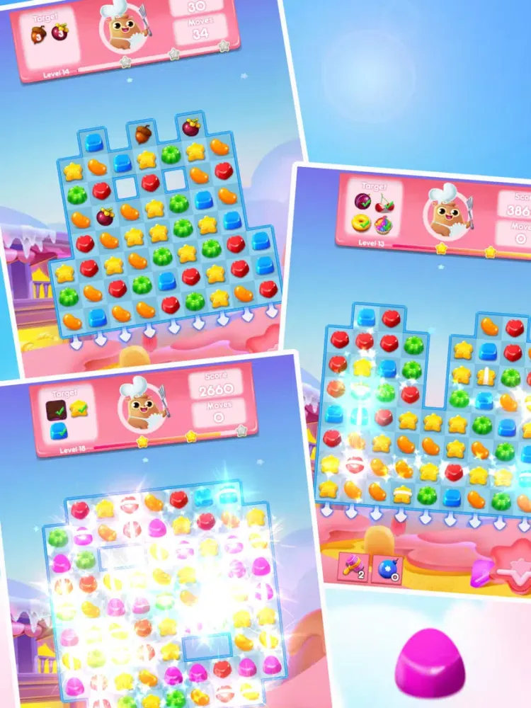 ภาพหน้าจอของ Candy Gummy : Sweet Fever iPad 