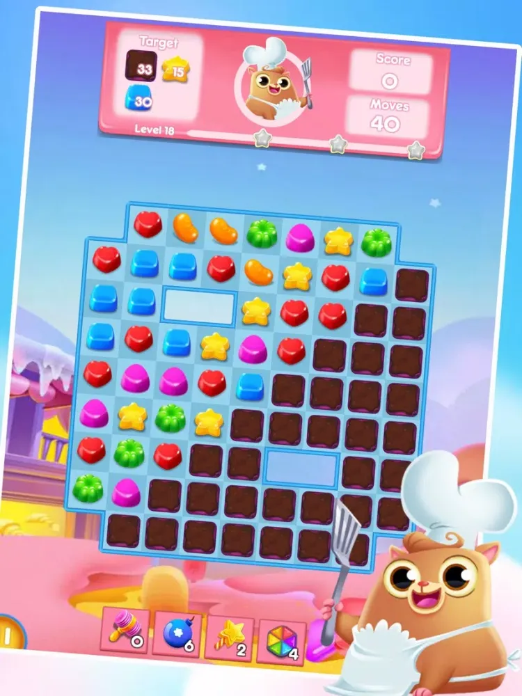 ภาพหน้าจอของ Candy Gummy : Sweet Fever iPad 