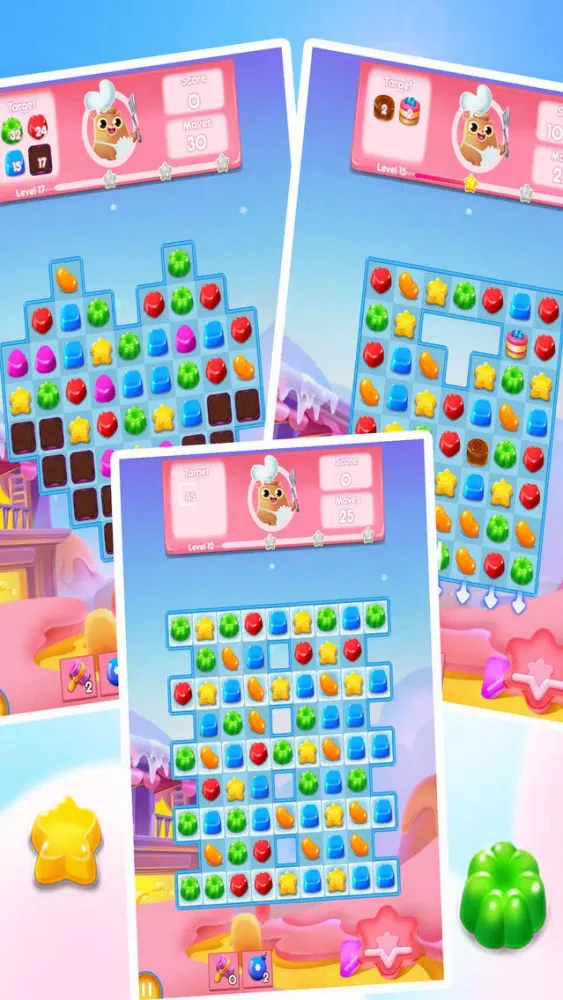 ภาพหน้าจอของ Candy Gummy : Sweet Fever