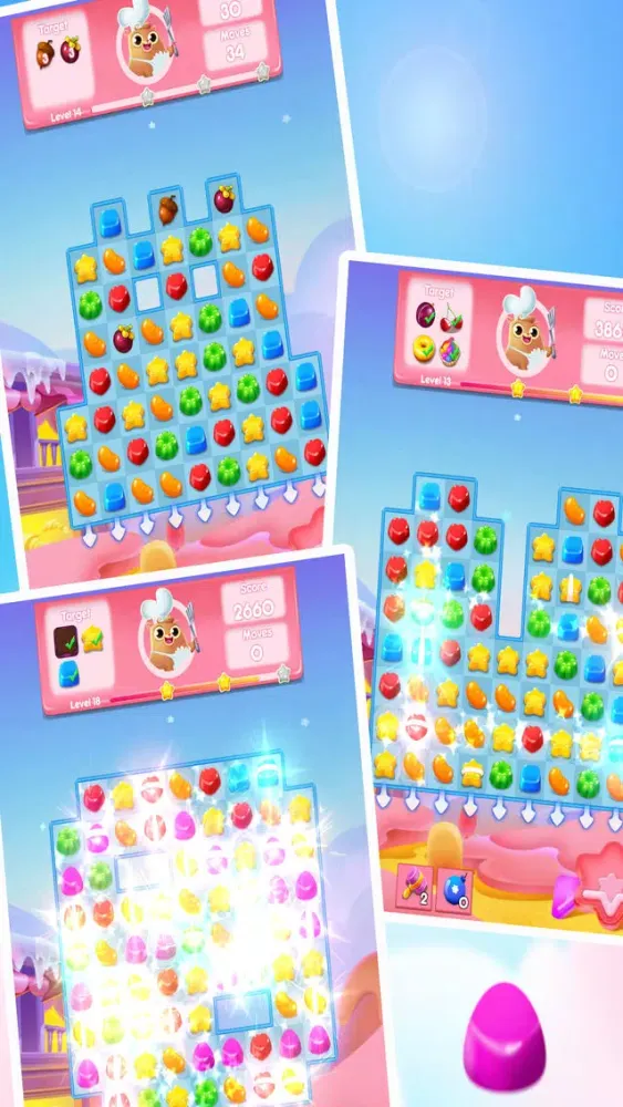 ภาพหน้าจอของ Candy Gummy : Sweet Fever