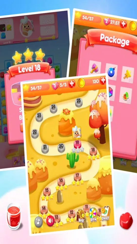 ภาพหน้าจอของ Candy Gummy : Sweet Fever