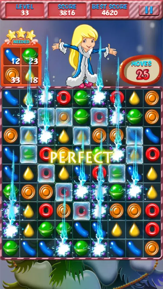 Capturas de tela do Happy Christmas Candy Crusher