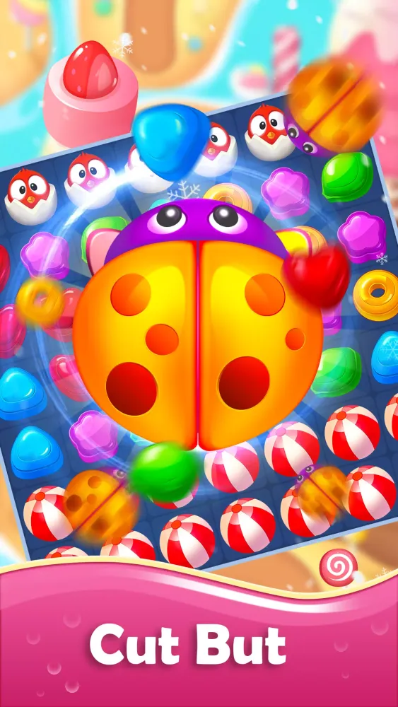 Candy Sweet Dog Puzzle Match 3 Screenshots