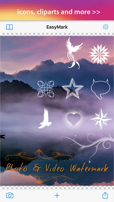 Captures d'écran de EasyMark + watermark
