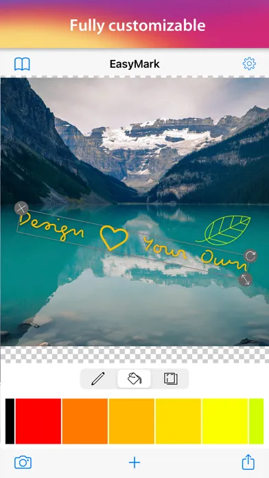 Captures d'écran de EasyMark + watermark