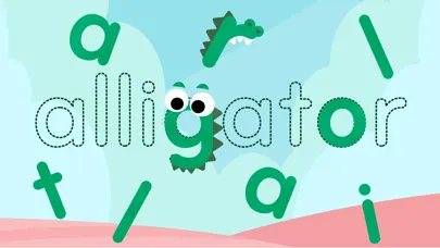 CandyBots Alphabet ABC Tracing應用截圖