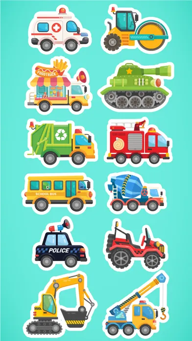 CandyBots Cars & Trucks Junior Ekran Görüntüleri