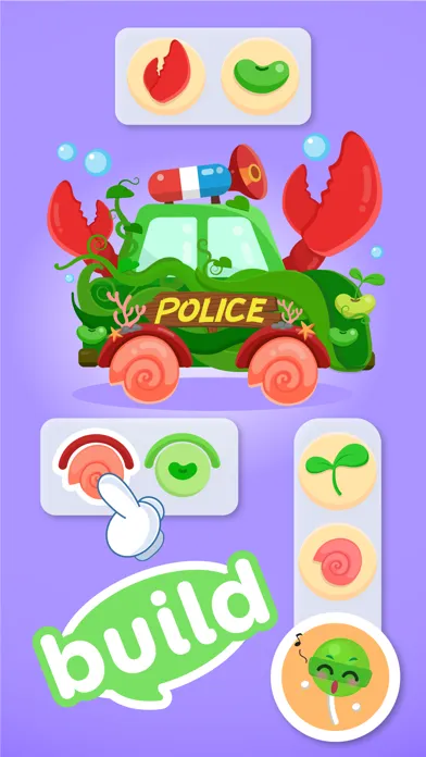 CandyBots Cars & Trucks Junior Ekran Görüntüleri