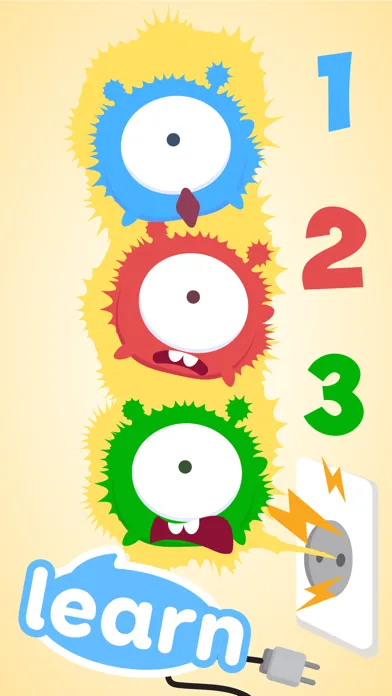 Zrzuty ekranu CandyBots Numbers 123 Kids Fun