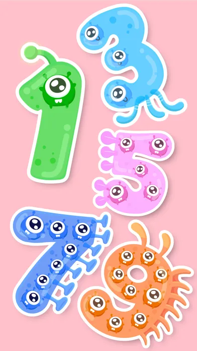 Zrzuty ekranu CandyBots Numbers 123 Kids Fun