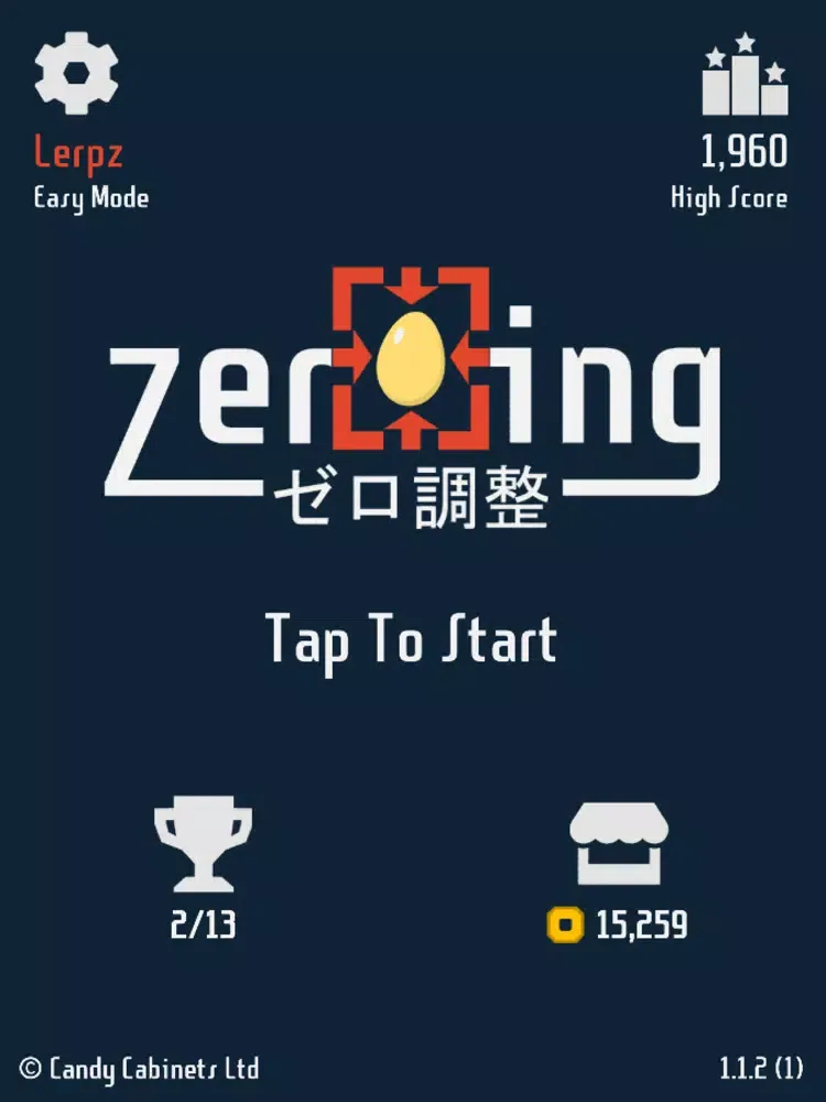 Zeroing iPad  Screenshots