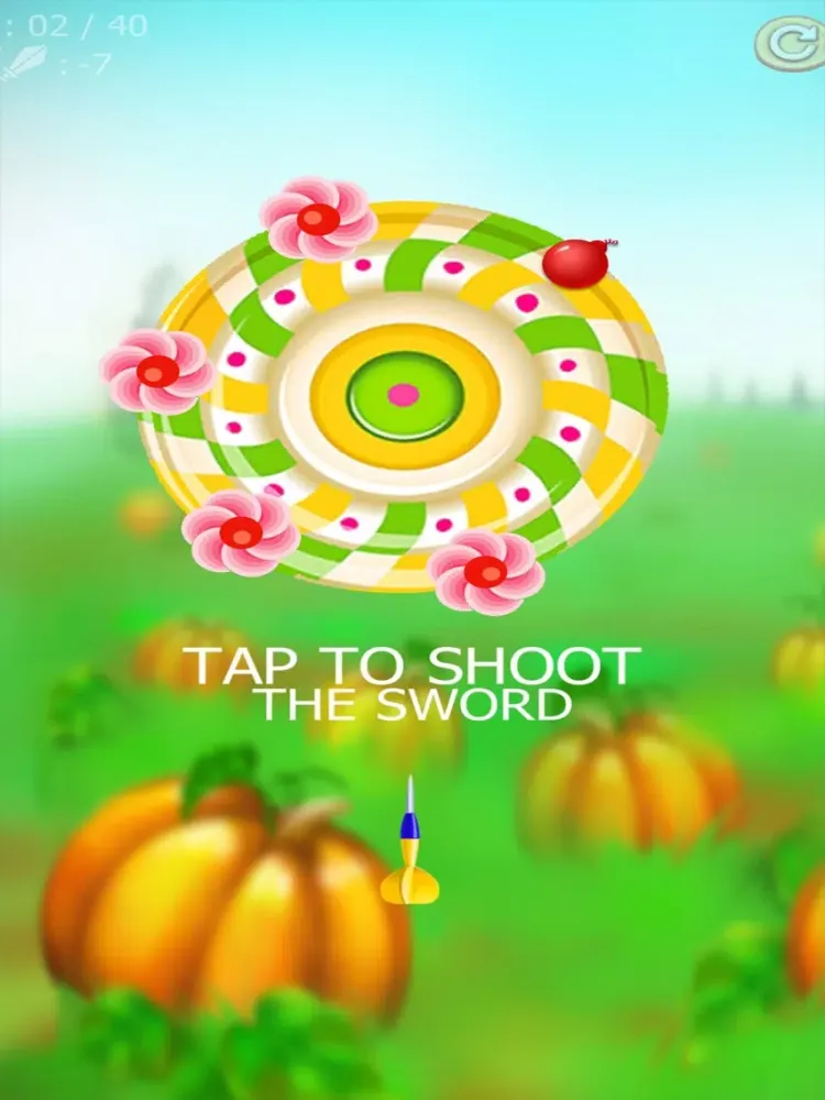 ภาพหน้าจอของ Dart Hit Candy iPad 