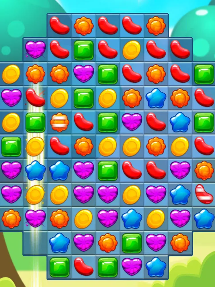 Captures d'écran de Sweetest Candys Swipe Match 3 Saga iPad 
