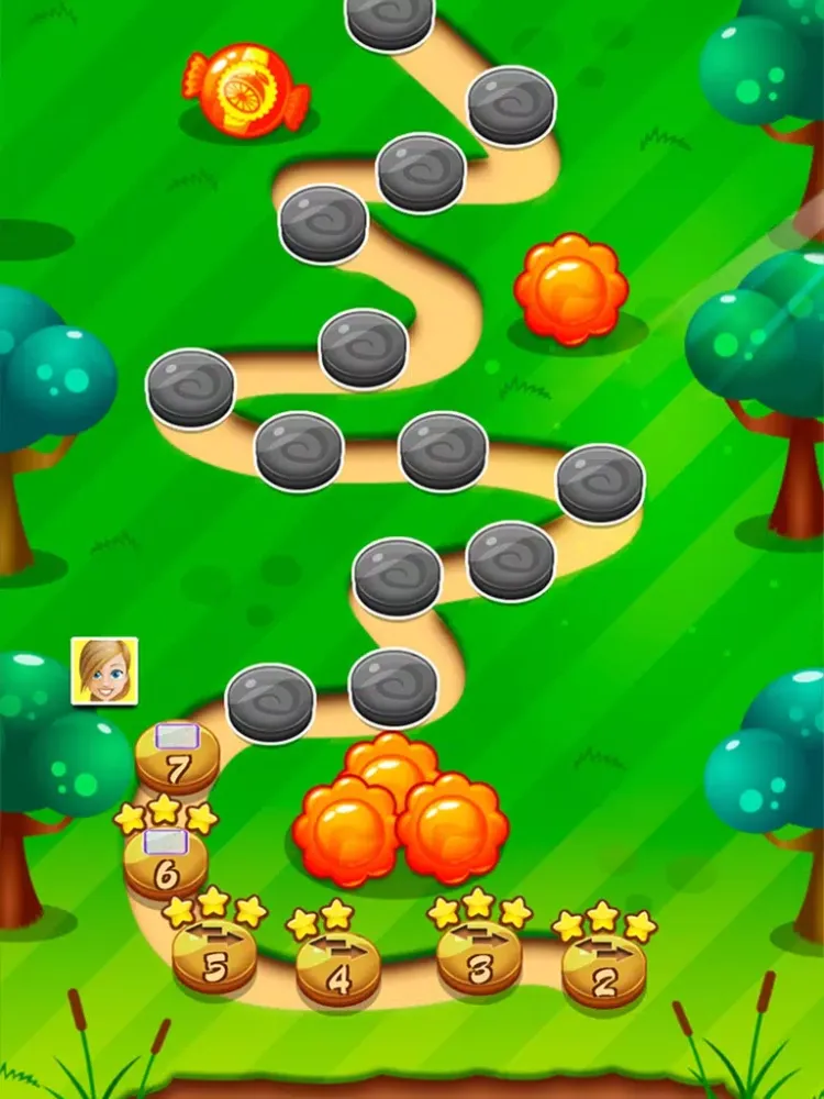 Captures d'écran de Sweetest Candys Swipe Match 3 Saga iPad 