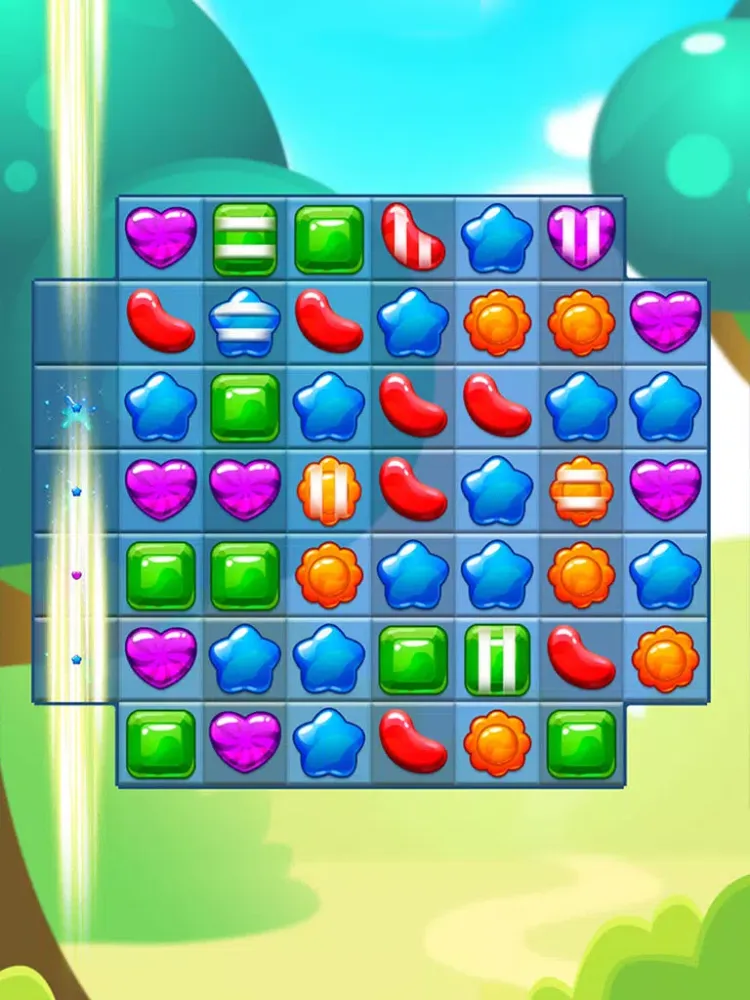 Captures d'écran de Sweetest Candys Swipe Match 3 Saga iPad 