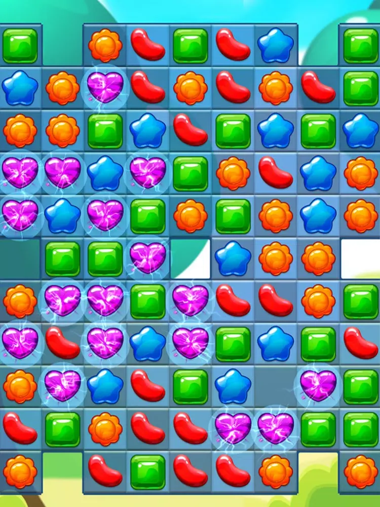 Captures d'écran de Sweetest Candys Swipe Match 3 Saga iPad 