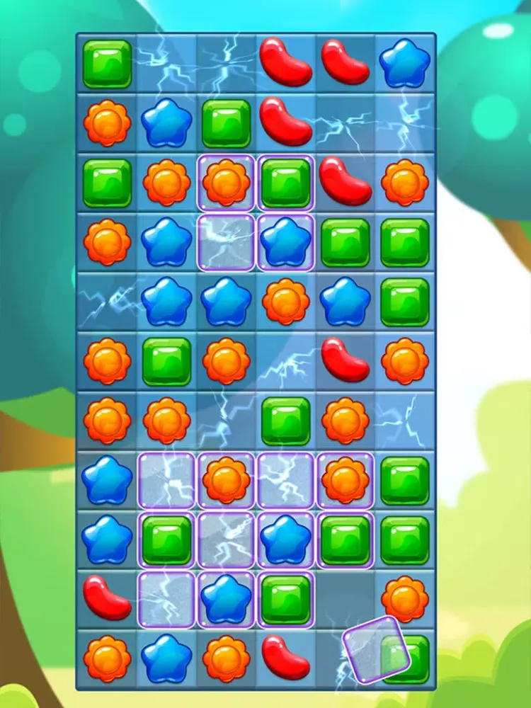Captures d'écran de Sweetest Candys Swipe Match 3 Saga iPad 