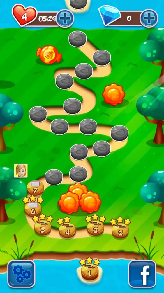 Captures d'écran de Sweetest Candys Swipe Match 3 Saga