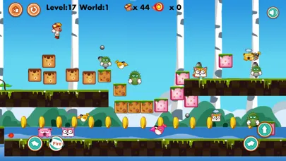 Capturas de tela do Jump and Run Worlds