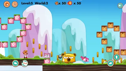 Capturas de tela do Jump and Run Worlds