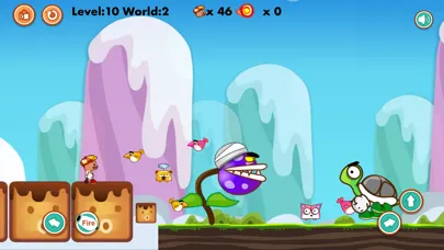 Capturas de tela do Jump and Run Worlds