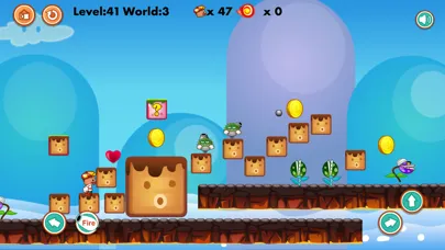 Capturas de tela do Jump and Run Worlds