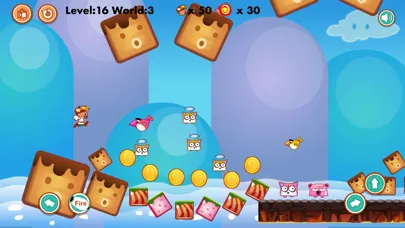 Capturas de tela do Jump and Run Worlds