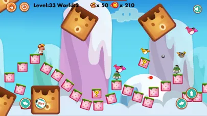 Capturas de tela do Jump and Run Worlds