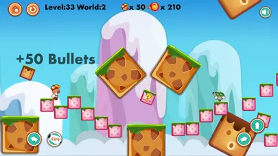 Capturas de tela do Jump and Run Worlds